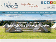 Tablet Screenshot of honeybells.co.uk